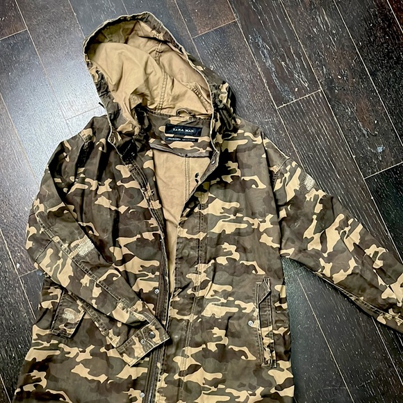 Zara Man Fall Camo Jacket - Picture 1 of 5
